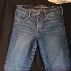 American Eagle “Denim X” high waisted jeggings